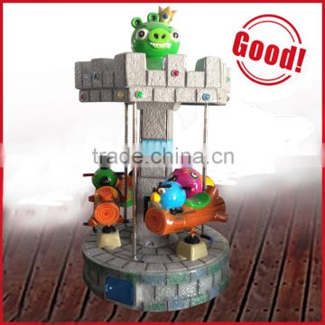 new arrival 2015 indoor entertainment rides high quality new machine christmas electric carousel