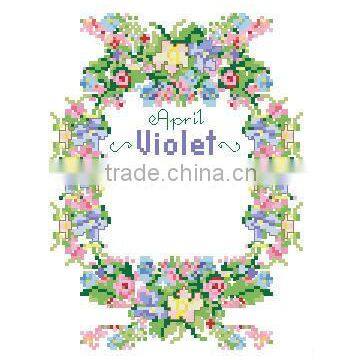 flower cross stitch embroidery kits craft