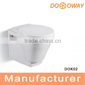 New Design Ceramic Washdown toilet wall hung DOK02