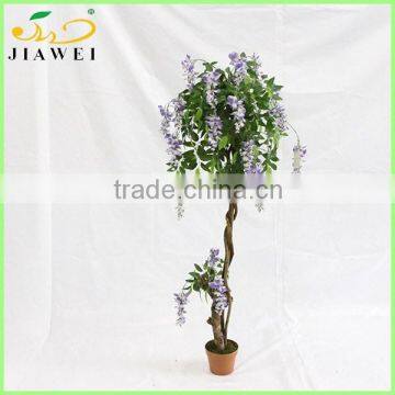 cheap artificial bean flower trees wood trunk