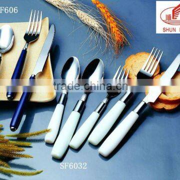 Good quality cutlery with plastic handle