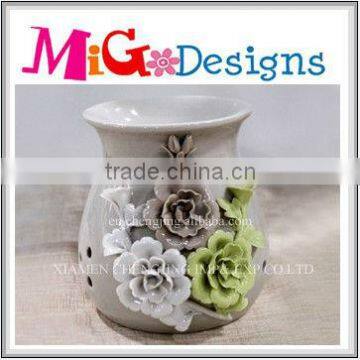 custom design decorations gray antique candle glass