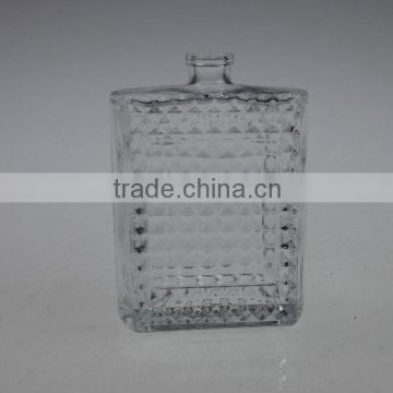 70ml emboss glass perfume bottle