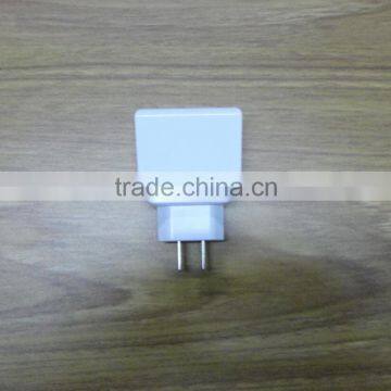 Travel adaptor plug USB charger, travel charger with 2 USB ports