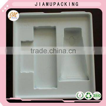 2016 Hotsale Quality and Fashion Biodegradable Plastic Cosmetic Containers Tray for Wholesale