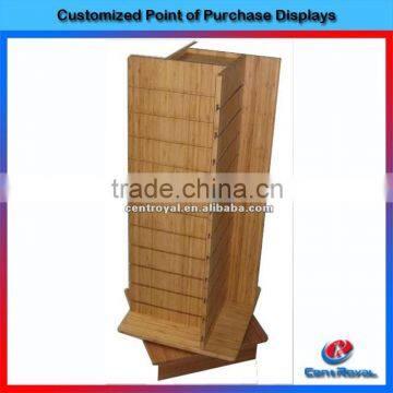 2015 Hot sell 4 ways rotating modern wood shelf