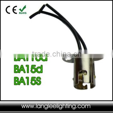 Brass BA15 BA15s BA15d BAY15d Bayonet Lamp Holder Light Socket