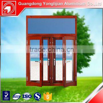 Double glazed and heat-insulating casement window