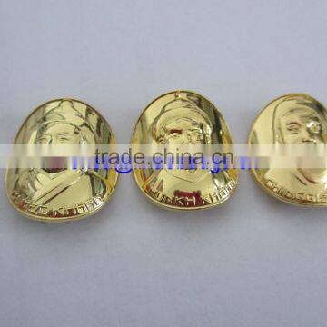 2015 Souvenir Custom Curve Metal Gold Coins With Your Own Fashion Design photo-4