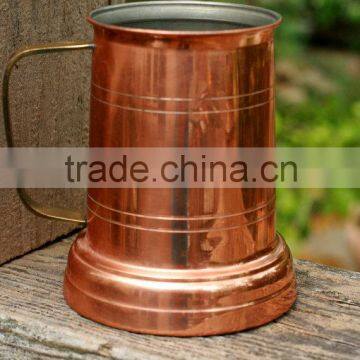 16oz/18oz Coppertisan Barrel Hammered Copper Moscow Mule Mug/Copper Mug