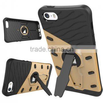 360 Degree Rotating Anti-Knock Armor Hybrid Case With Stand for iPhone 6 6S Plus