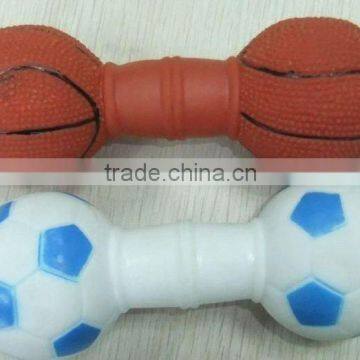 EN71 TUV ASTM F963 New Pet Dog Chew Toy Soft Small Rubber Bone Squeaky Toy Orange for Dog photo-6