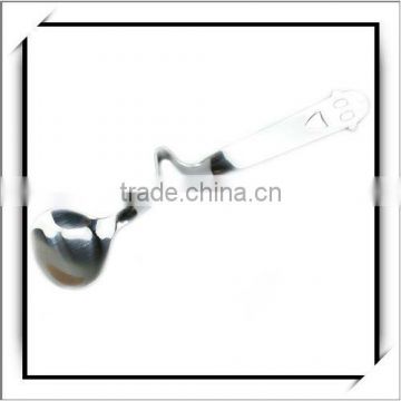 Wholesale! Smile Curved Stainless Steel Honey Tea Coffee Spoon -J00627