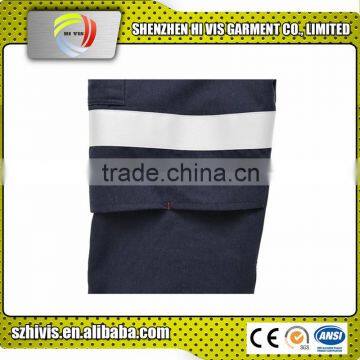 High Quality hi Vis Reflecitve Tape Safety Work Navy Cargo Pants photo-5