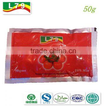 50g tomato paste sachet