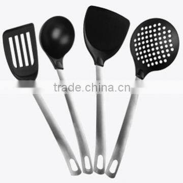 nylon kitchen ware for cooking set nylon+stainless steel kitchen tools set 4pcs nylon kitchen ware set plastic kitchenware