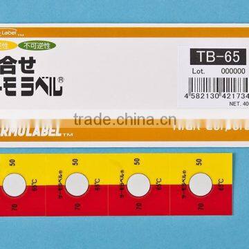 Temperature Sensor Label Used to Monitor Electric Connection Parts at Substation
