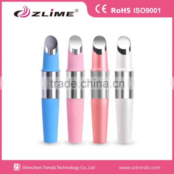 Hand held face skin tightening device