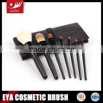 7pcs black cosmetic brush set with good handle feeling