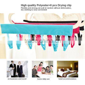 Cloth Hangers Folding Hangers Portable Pant Hangers Outdoor Camping Folding Hangers Plastic Clothing Travel Foldable Hanger photo-5