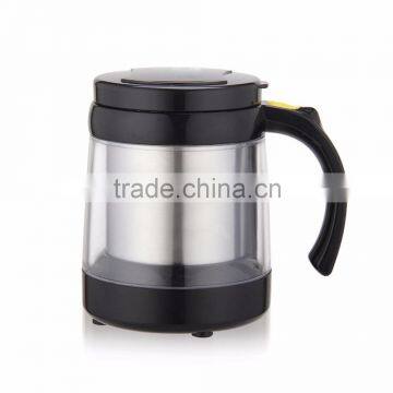 Automatic Self Mixing Cup Rechargeable Stainless Steel Coffee Mug 12Oz