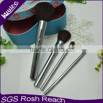 Wholesale Goat Hair New Design Good Feedback Beauty 4Pcs Travel Brush Set