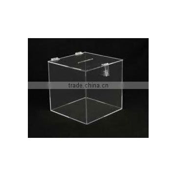 clear acrylic raffle box