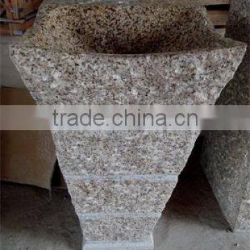 China commercial natural stone granite basin stone for garden