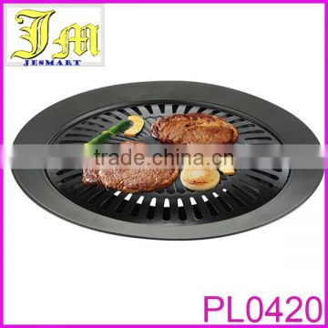 Circular Grilling Surface Stovetops Double-Layered Nonstick Surface Electric Gas and Propane Stoves or Outdoor BBQ