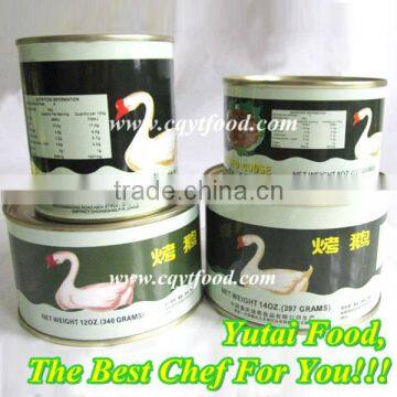 Food Service Can Sizes Halal Ready to Eat Meat Canned Roasted Goose Wholesale