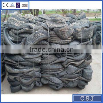 CE certificated vertical compactor baler car tire recycling machine