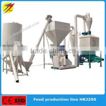 Siemens motor CE ISO approved grinding mill mixer machine for chicken,cow,duck,sheep feed