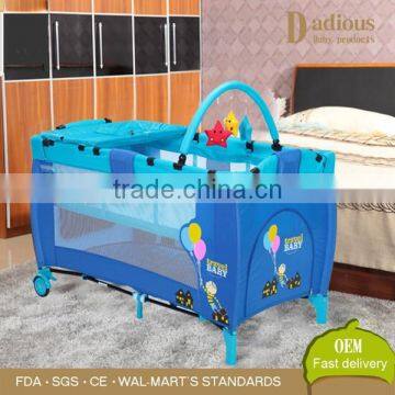 Excellent Kids Play Yard New Arrival Crib with wheels