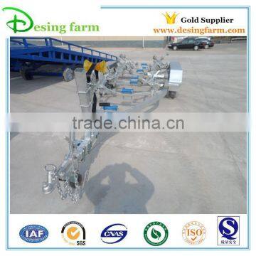 7600 hot dip galvanized long boat trailer with rollers