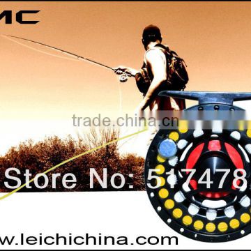 Waterproof light weight large arbor cnc fishing fly reel