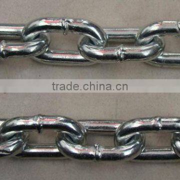 HDG black paint origin color DIN764 medium link chain