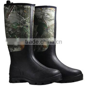 Mens Camo Neoprene Hunting Rain Boots