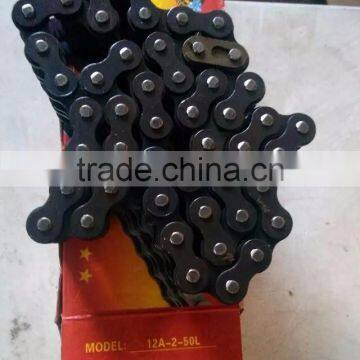 Asia agriculture walking tractor main part roller chain DF12