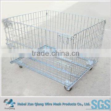 galvanized wire mesh container large storage container