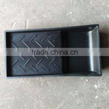 4" plastic tray/cheap plastic tray/black color paint tray