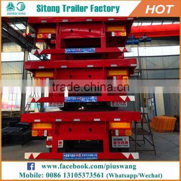 Durable 20ft 40ft Container Transport Semi Trailer Container Dolly Trailer photo-5
