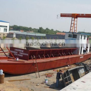 Self propelled river sand transport barge,transportation boat