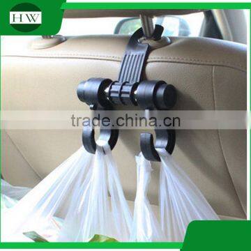 plastic car back set hook auto back seat hanger