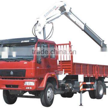 HOWO Mounted Crane Loading 30T Sinotruk Cargo Truck With Mounted Crane photo-3
