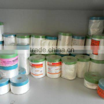 Cloth Taped Paint Masking Plastic photo-2