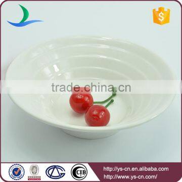 Wholesale kitchen European style white ceramic ramen bowls