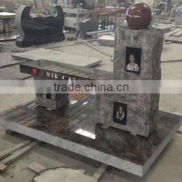 Aurora granite bench