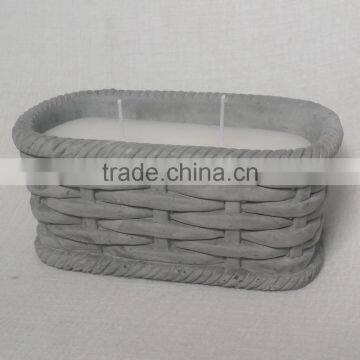 cheap patterns woven ceramic candle jar