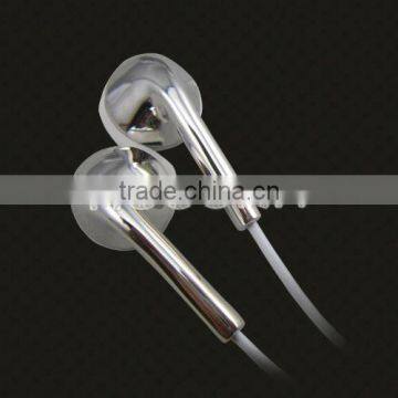 Luxury platinum plated in-ear headphones, genuine gold earphone for iPhone 7