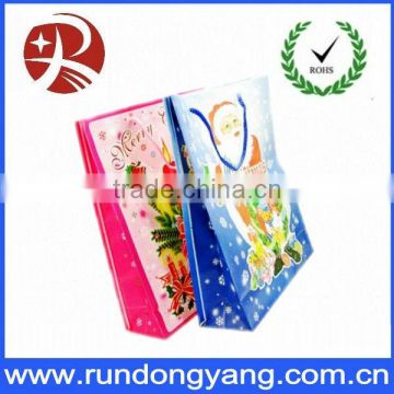 Custom Printing Promotional Christmas Paper Gift Bag